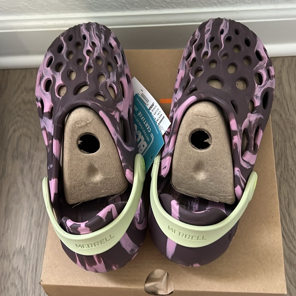 Merrell Hydro Moc Clog Water Shoe Purple  Tie Dye Comfort Casual Womens 8 NWT - Picture 6 of 6